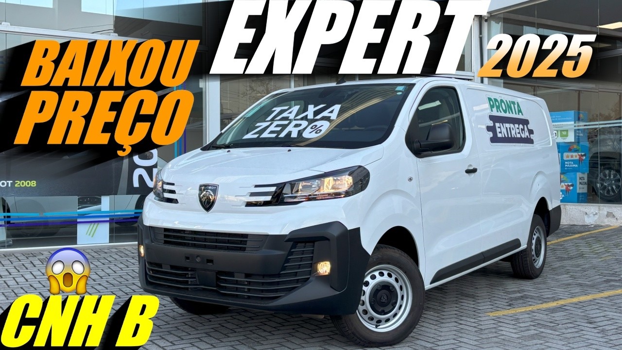 NOVO PEUGEOT EXPERT 2025 BAIXOU O PREÇO - Novo Motor e mudanças na linha 2025.