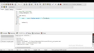 How to download Dev C++ || run your Frist C++ program || c++ tutorial for beginners || c++ projects