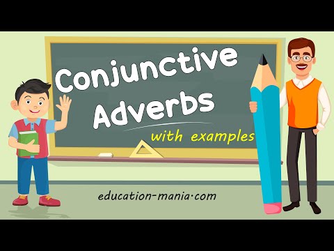 Types of Conjunctions in English 4 - Conjunctive Adverbs
