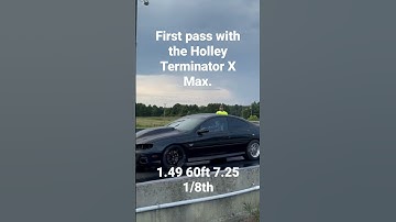First pass after switching to a Holley Terminator X Max. huge difference. #holleyperformance