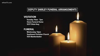 Here's when you can pay your respects to Deputy Brandon Shirley