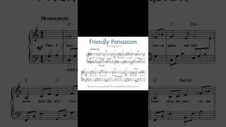 Friendly Persuasion [Short] (easy piano)