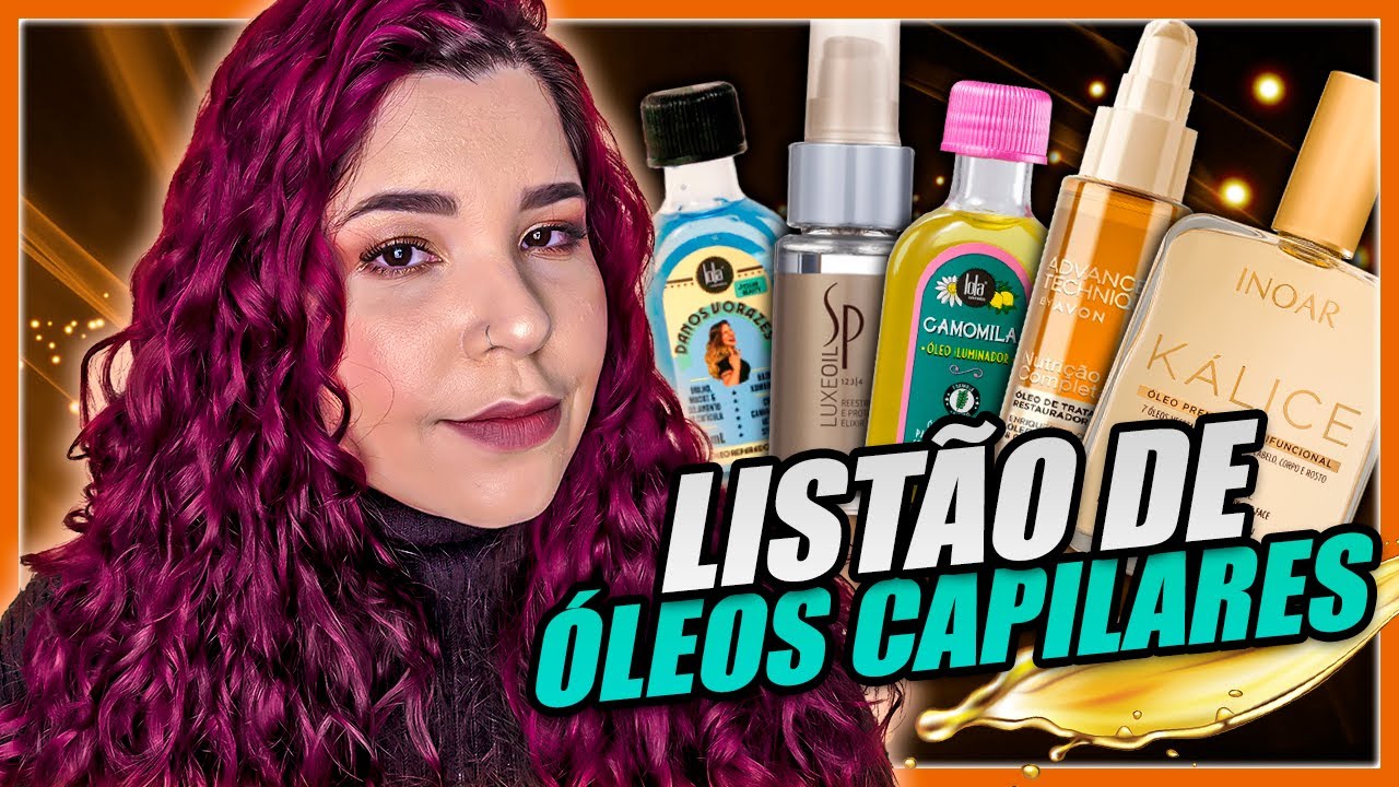 ÓLEOS CAPILARES PARA TRATAMENTO E FINALIZAÇÃO LIBERADOS [LOW E NO POO]