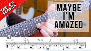Maybe I'm Amazed - Paul McCartney - Guitar Lesson | Rhythm Guitar and Guitar Solo