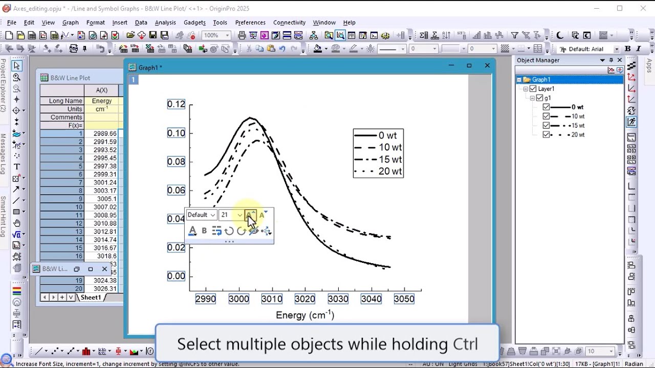 Customize Multiple Axis Styles Together in Origin 2025 - YouTube