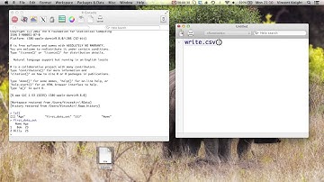 1.5 Exporting csv files in R