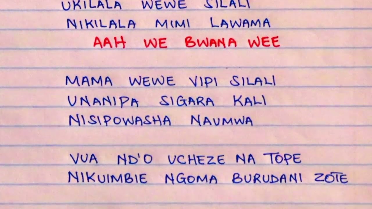 Dogo Elisha Ft Muntadee   Lisa Bella Mchumba Fan Made Lyrics