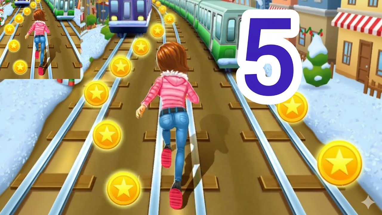 Subway Princess Runner (IOS Android) Геймплей на iPhone и Android