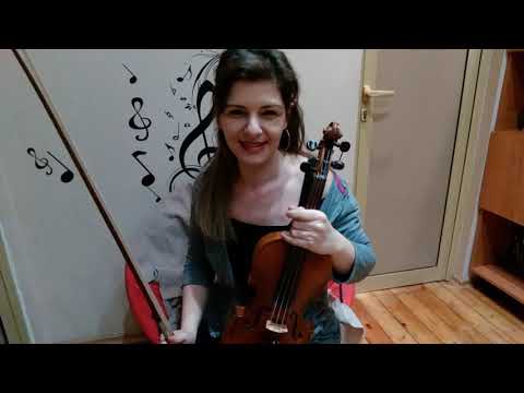 Урок по цигулка 1