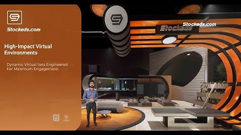 Talkshow ER6Y | Unreal Engine Corporate Virtual Set | Integrated With Aximmetry