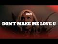 Lizzo Don T Make Me Love U Top Songs Lyrics mp3