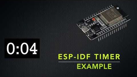 ESP-IDF/MDF Timer example | ESP32 Timer | IO Tech Bugs