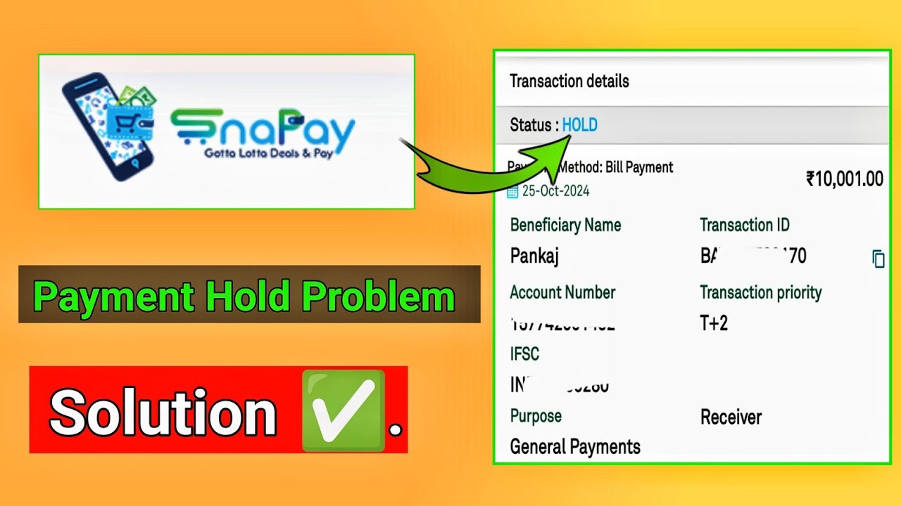 snapay payment hold 😢 | New offer Today | #trending #viral #cashback ...