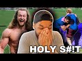 NFL Fan Reacts to BODYBUILDER TRIES RUGBY, GET SMASHED (DON'T try this at Home)