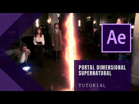 COMO Crear El Efecto de Portal Dimensional De SUPERNATURAL En After Effects