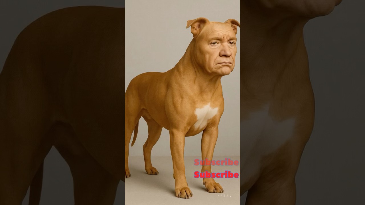 Miracle dog with human face 