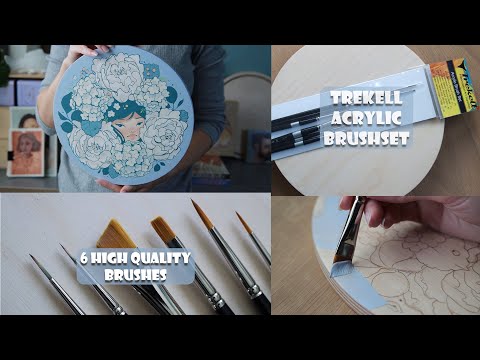 Trekell Watercolor Brush Set