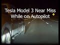 LR RWD #Tesla Model 3 AP 2.5 Near Miss