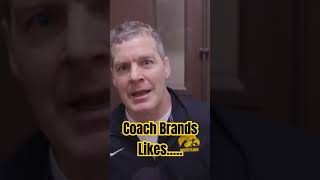 Iowa Coach Tom Brands Tells You What He Likes #shorts