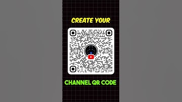 How To Create Youtube Channel QR Code #qrcode #shorts