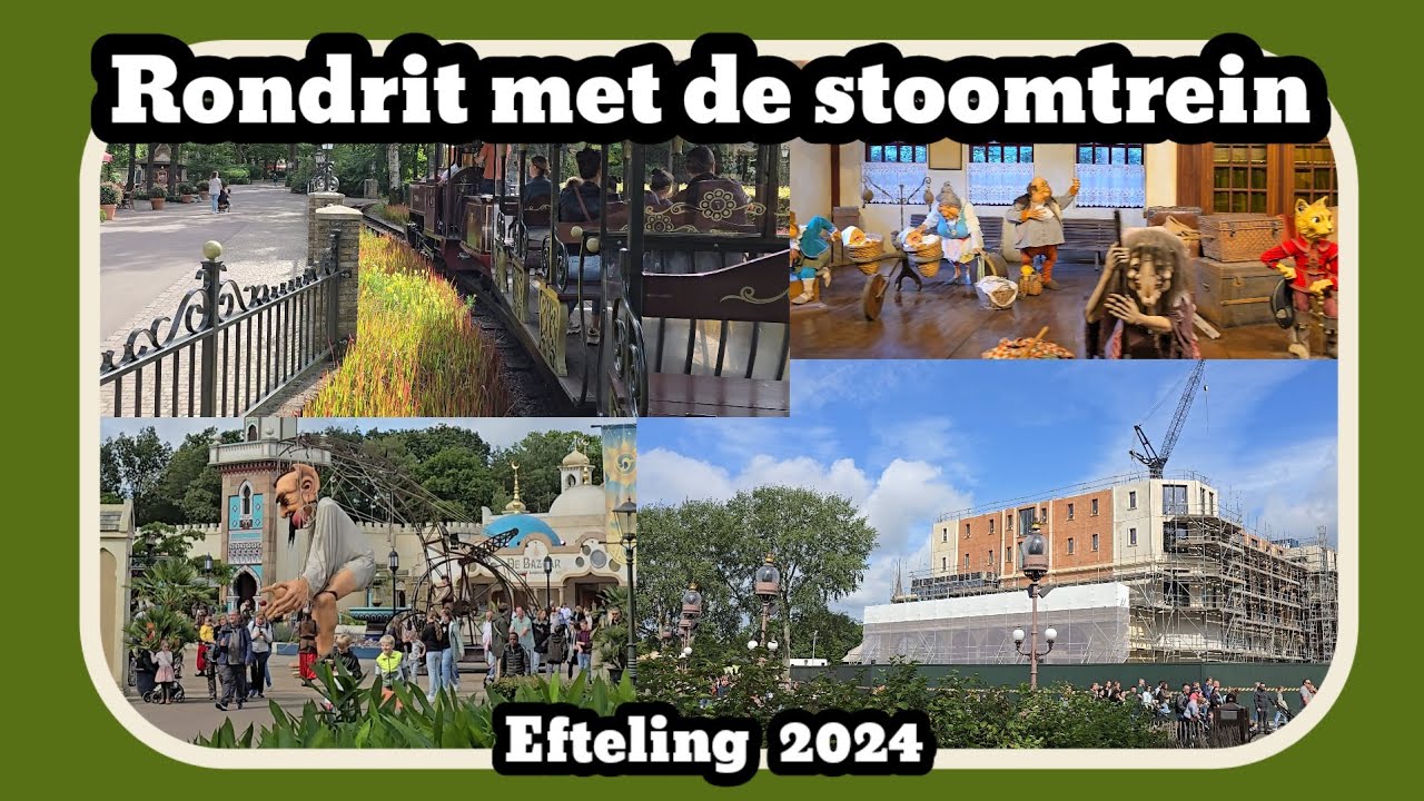 Rondrit met stoomtrein Trijntje [Efteling 2024]