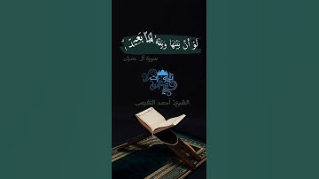 «ويحذركم الله نفسه»  خشوع وتأثر الشيخ أحمد النفيس / سورة آل عمران