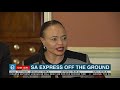 Sa express off the ground