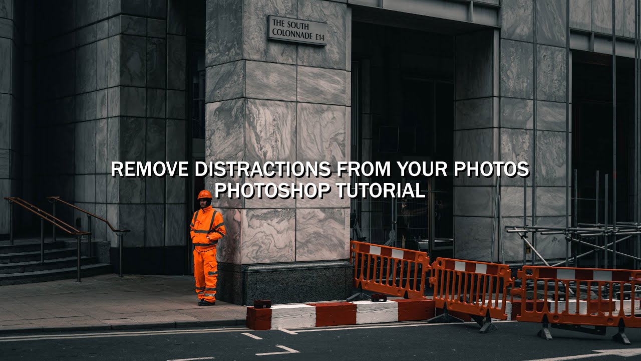 REMOVE DISTRACTIONS FROM YOUR PHOTOS | Photoshop Tutorial