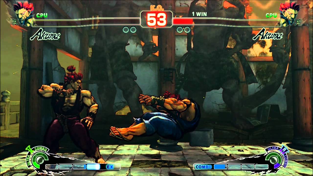 Super Street Fighter 4 Arcade Edition PC Akuma god hands - YouTube