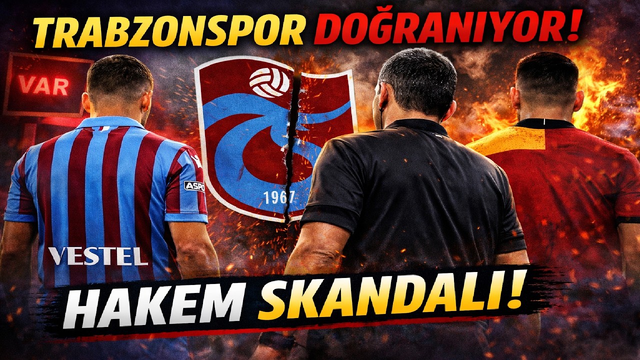 SADECE TESADÜF MÜ? GALATASARAY’A KARŞI TRABZONSPOR’UN UĞRADIĞI HAKEM FACİALARI!