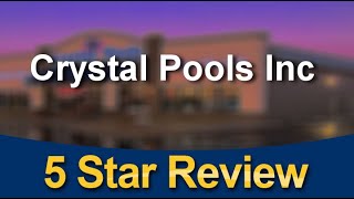 Crystal Pools Inc Jenks Great Five Star Review by Mike Osborn
