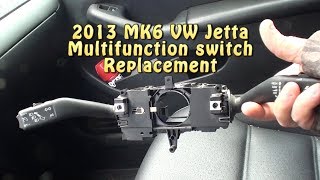 MK6 2013 VW Jetta multifunction switch Replacement