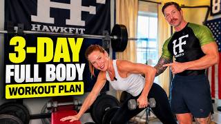 3-Day Full Body Workout Plan for Women | HawkFit