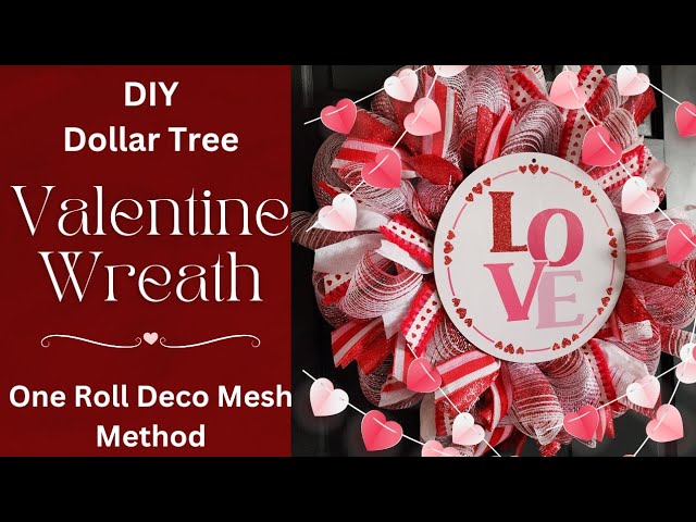 How to Make a Heart Shaped Tulip Wreath for Valentines — Trendy Tree