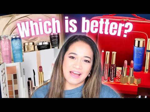 2023 Holiday gifts set Estee Lauder VS Lancôme