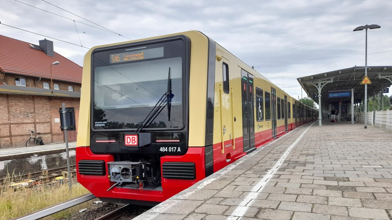Mitfahrt in der kompletten S46 von Berlin Westend bis Königs Wusterhausen in der BR 484