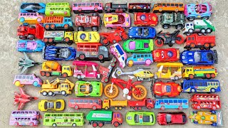 Looking For Satisfying Mixed Toys | School Bus, Garbage Truck, Disney Car, Cng Auto, Mixer Truck Etc
