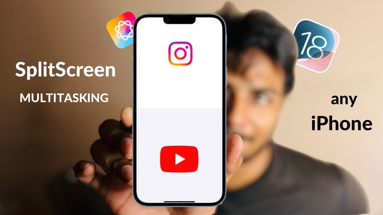 Splitscreen in any iPhone (iOS 18) - FREE - Splitscreen Multitasking ...