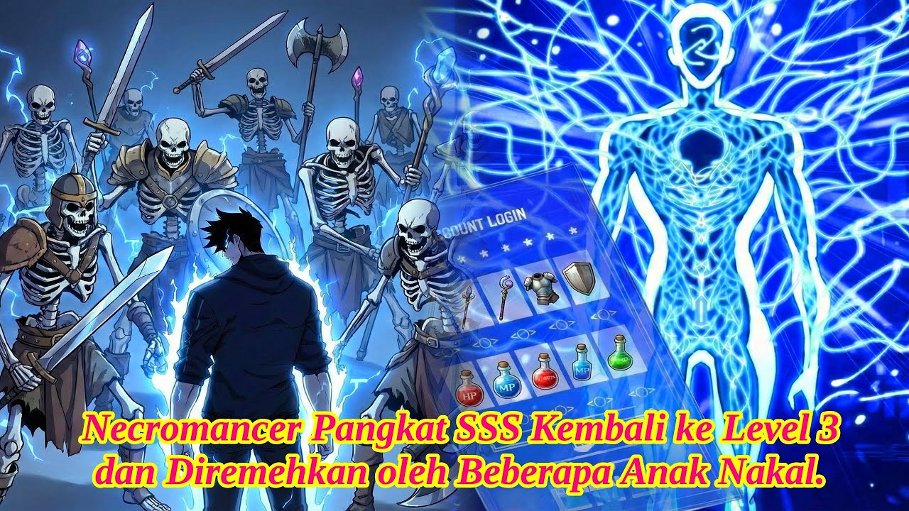 Necromancer Pangkat SSS Kembali ke Level 3 dan Diremehkan oleh Beberapa Anak Nakal - Rekap Manhwa