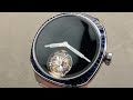 H. Moser &amp; Cie Streamliner Tourbillon Vantablack Blue Sapphire Bezel 6805-1201 Watch Review