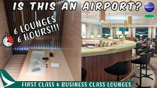 Best airport lounge in Hong Kong | Hong Kong lounge hopping | Cathay Pacific first class lounges