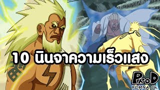 NARUTO - 10 นินจาที่ ระ...เร็ว #เร็วแค่ไหนถามใจดู [KOMNA CHANNEL]