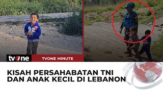 Bikin Haru! Momen Persahabatan Anggota TNI Dan Anak Lebanon | tvOne Minute