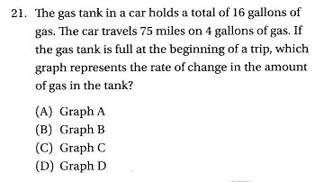 SAT Prep Advanced Math 5-1Linear & Exponential Functions Q21