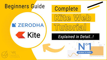 Complete Zerodha Kite Web Tutorial in Tamil | Simply Explained!! For Beginners | Zerodha Kite Demo