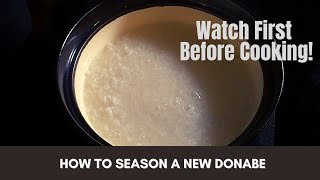 How to Season a Donabe (Japanese Clay Pot)