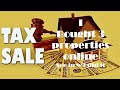 Buy tax sale real estate online. The secret website no one is talking about.