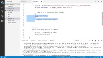 C# Threading: Exception Handling