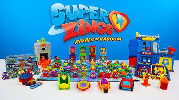 Superzings Series 2 Complete Collection & Gold Hideouts