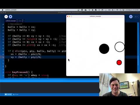 Game Programming with Processing Part 4: Circles Bouncing Off Each Other